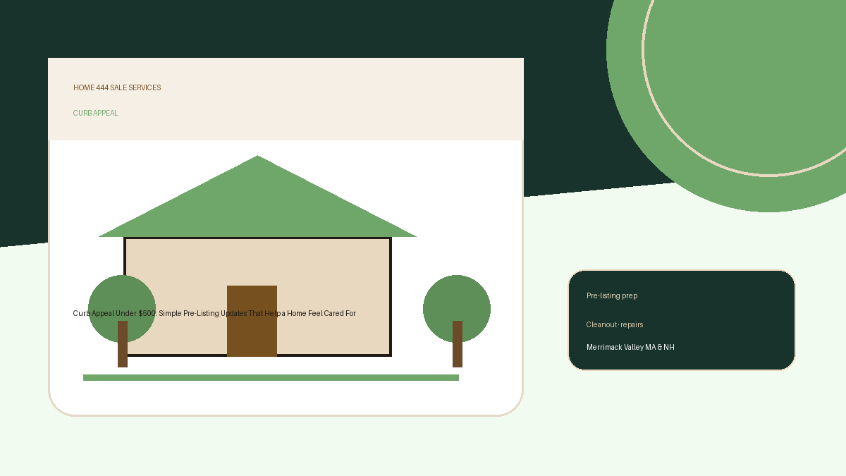 Curb Appeal Under $500: Simple Pre-Listing Updates That Help a Home Feel Cared For illustration